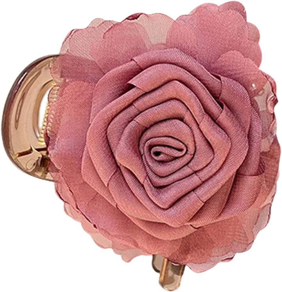 Bloemen Haarklem - Bloem Haarclip - Bruiloft Feest - Stevige Grip - 8x8cm - Diverse Kleuren