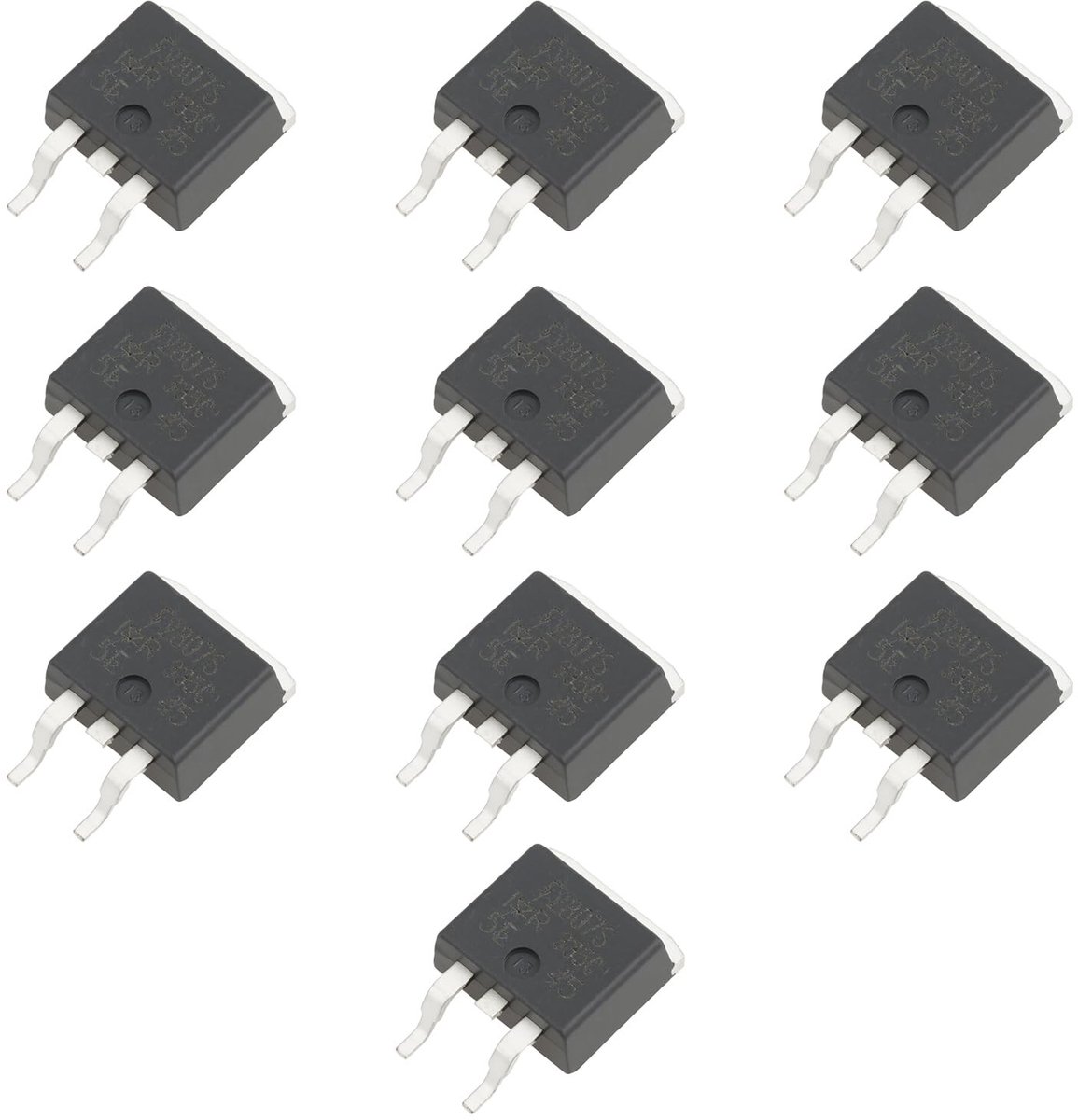 Dailygoods - Set van 10 N-kanaal Transistors MOSFET voor Elektronische Schakelingen