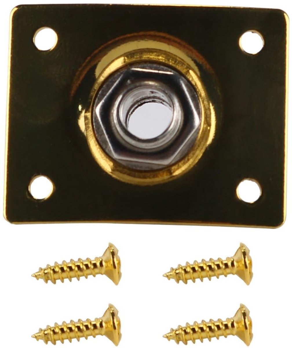 Dailygoods - Gitaar Jack Socket Pickup met Gouden Afwerking voor Elektrische Gitaar