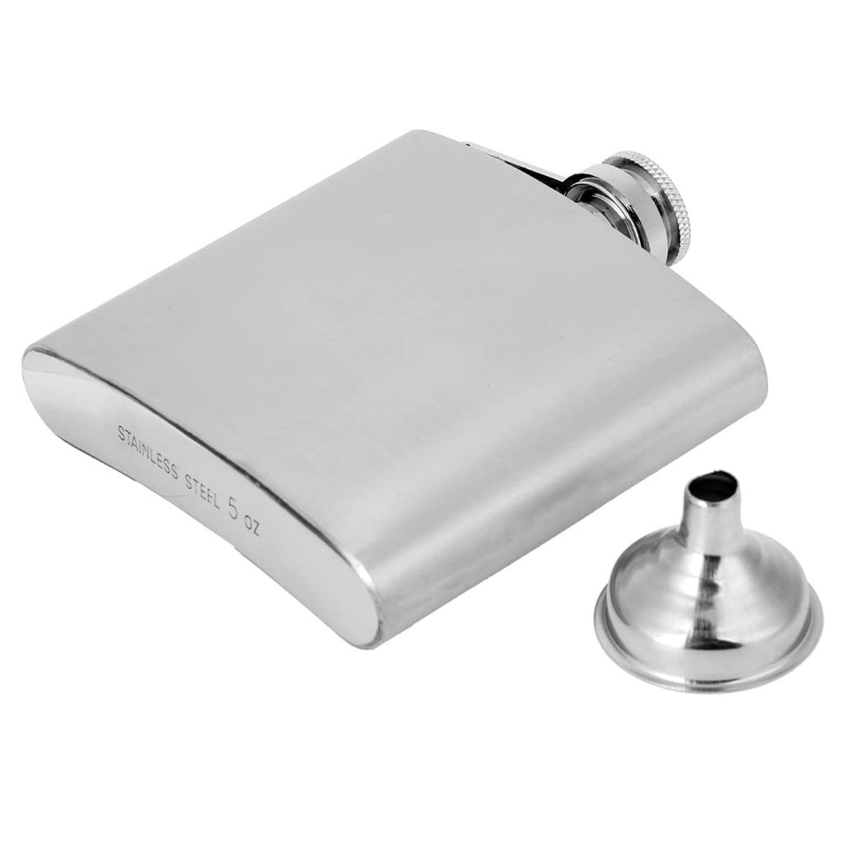Dailygoods - Cosensi - Dailygoods - Roestvrijstalen Kolfset met Trechter voor Drankopslag