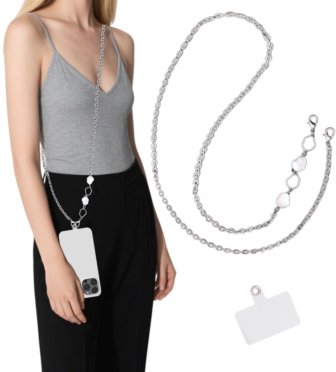 Dailygoods - Universele Telefoonketting voor Smartphones, Verstelbaar