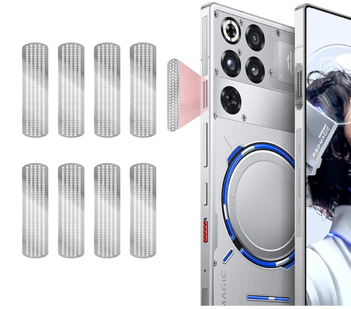Dailygoods - Mesh Anti-Stof Sticker voor Smartphone Speaker en Radiator Vent