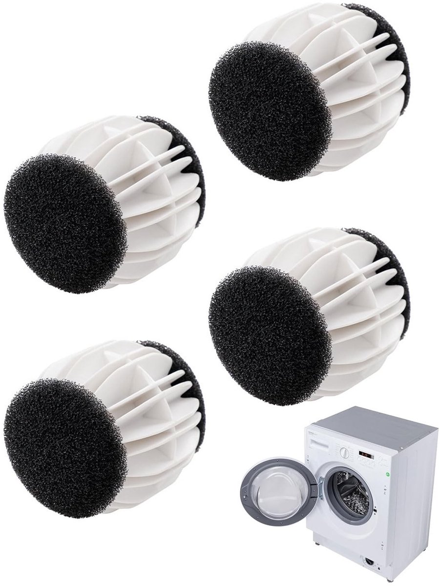 Dailygoods - 4 Stuks Dierenhaarvanger voor Wasmachine