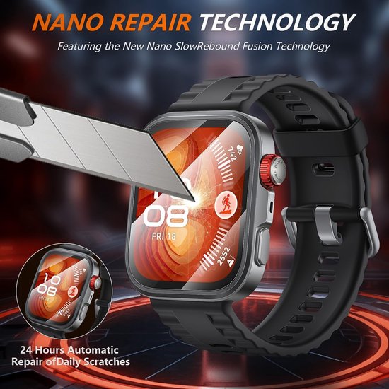Dailygoods - Innovra - Dailygoods - 5 Stuks Schermbeschermer voor Huawei Watch Fit 4/Fit 4 Pro Krasbestendig