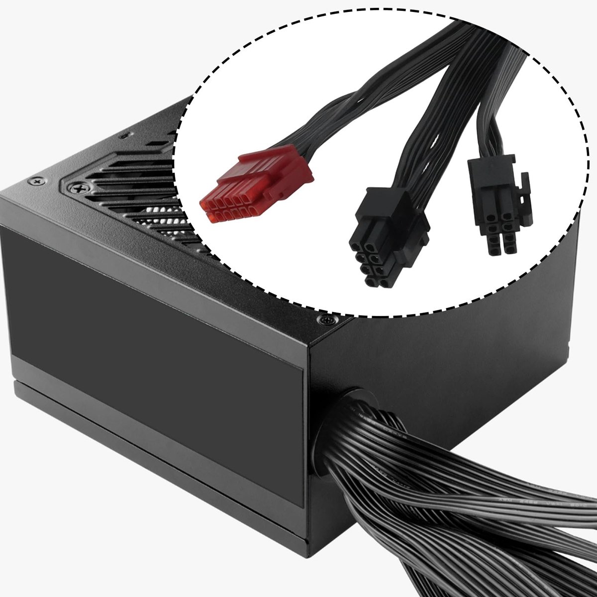 Dailygoods - 12-pins PSU naar 2 PCI-E 8-pins Voedingskabel