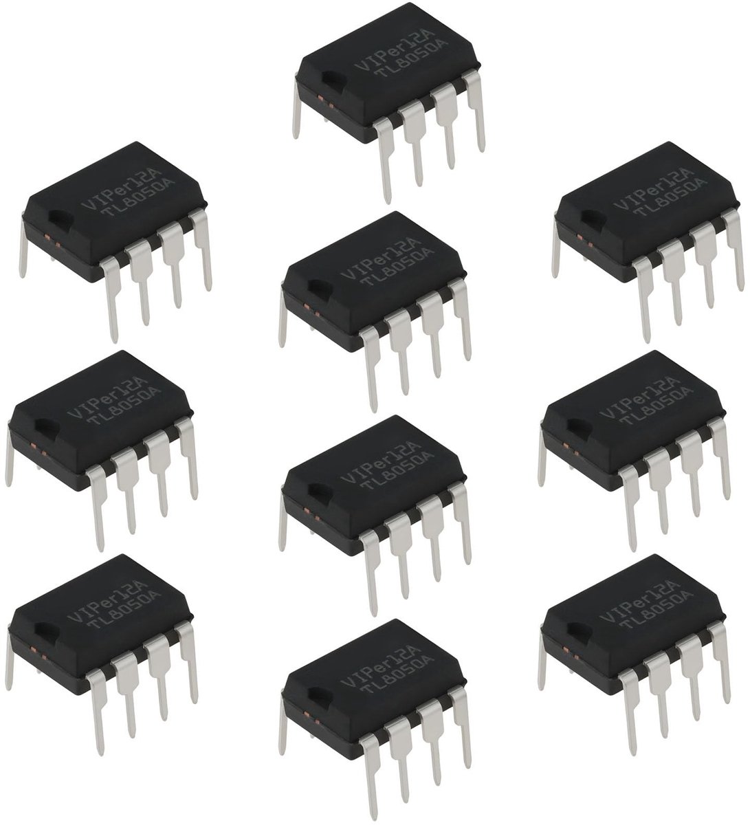 Dailygoods - 10 Stuks 8-Pin AC-DC Converter Chip voor Stabiliteit en Efficiëntie