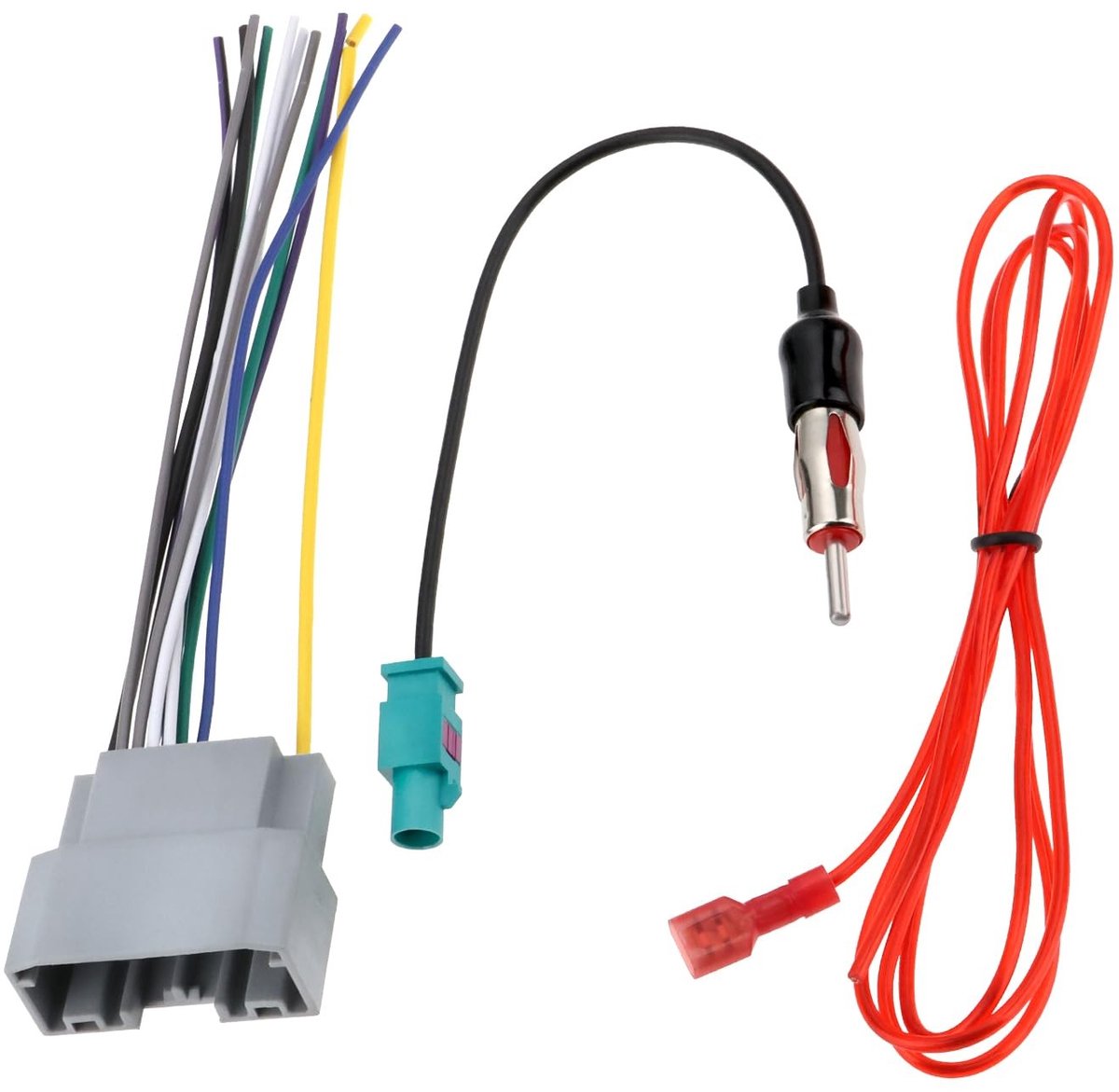 Dailygoods - Stereo Kabelboom met Antenne Adapter voor Auto's