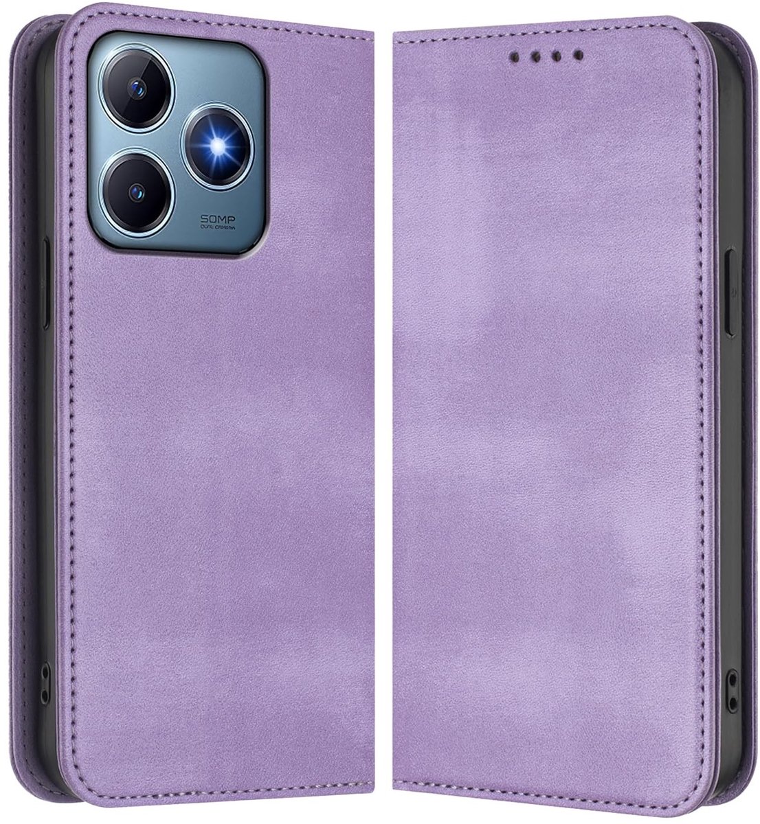 Dailygoods - Wallet Telefoonhoes voor Realme C63/C61/Note 60 met RFID Blokkering