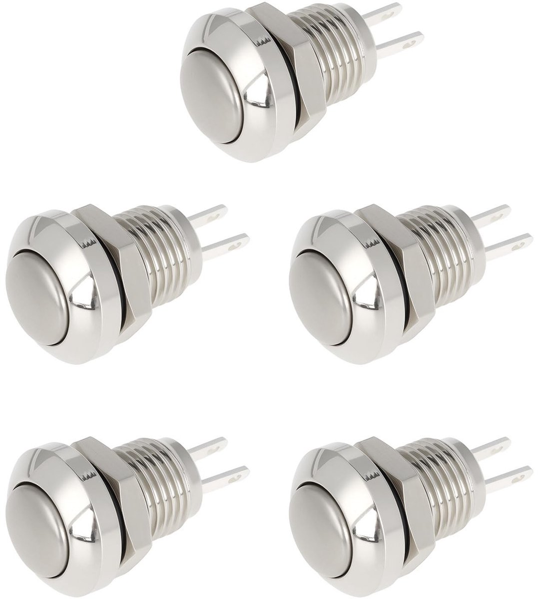 Dailygoods - Waterdichte Drukknoppen 2-Pins voor Elektromagnetische Starter