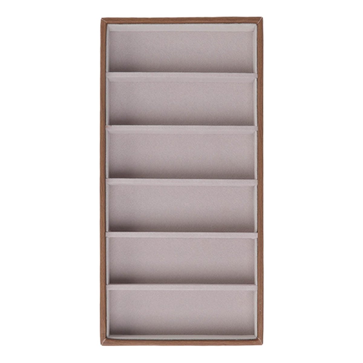 Dailygoods - Houten Brillenorganizer met 6 Compartimenten