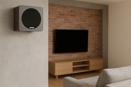 Surround Luidsprekers - Home Cinema - Films Kijken - Quadripolair Ontwerp - Paar - Zwart — afbeelding 4