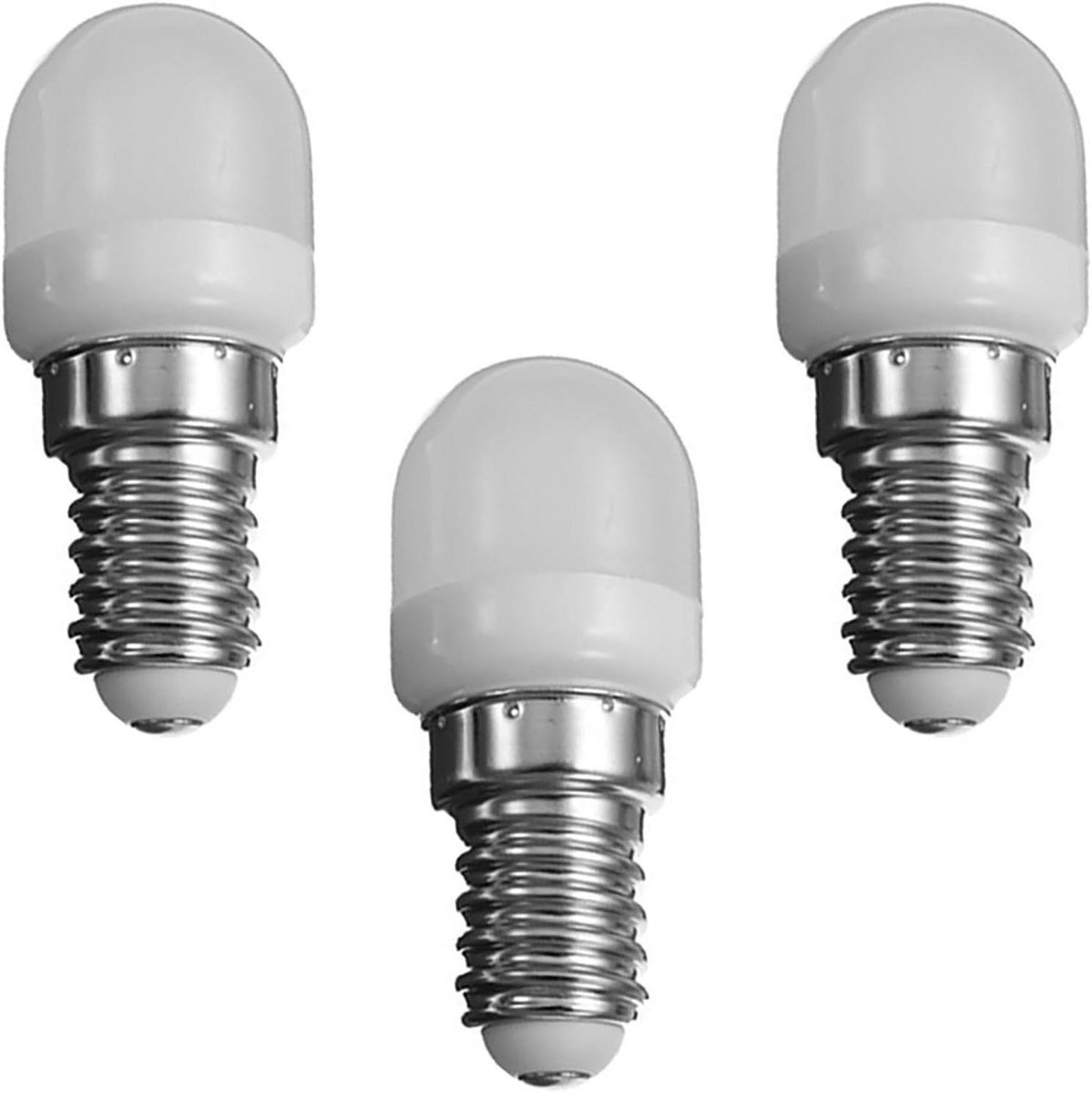 Kleine Led Lampen - Edison Lampjes - Koelkast Verlichting - Energiezuinig Design - 3 Stuks - Warm Wit