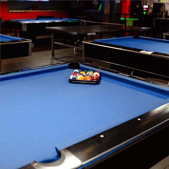 Pooltafelkleed - Biljartlaken - Spelverbetering - Duurzaam fiber materiaal - 9 FT - Groen — afbeelding 2