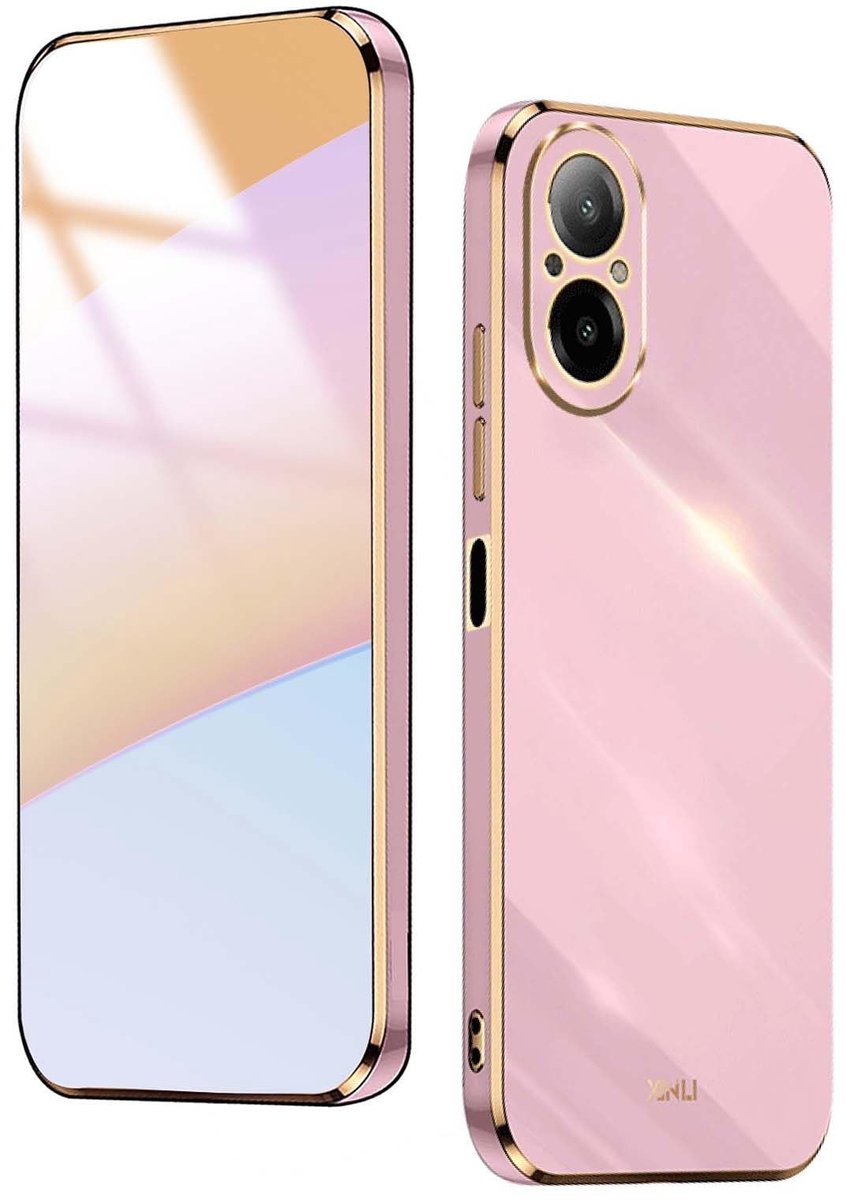 Dailygoods - Flexibele TPU Hoes voor Telefoon in Paars
