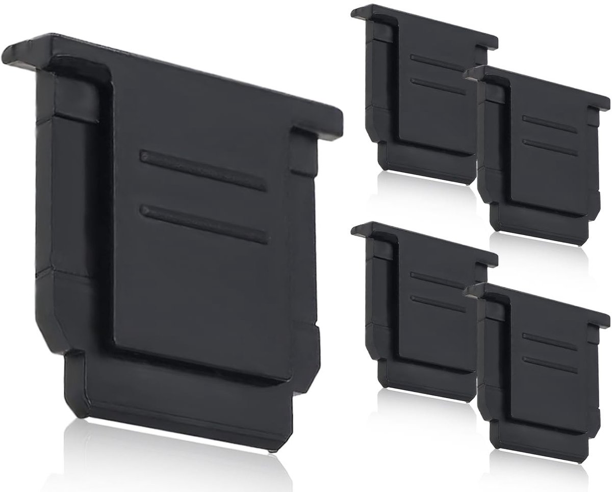 Dailygoods - Flitsschoenhoes Set van 4 voor Camera's in Zwart
