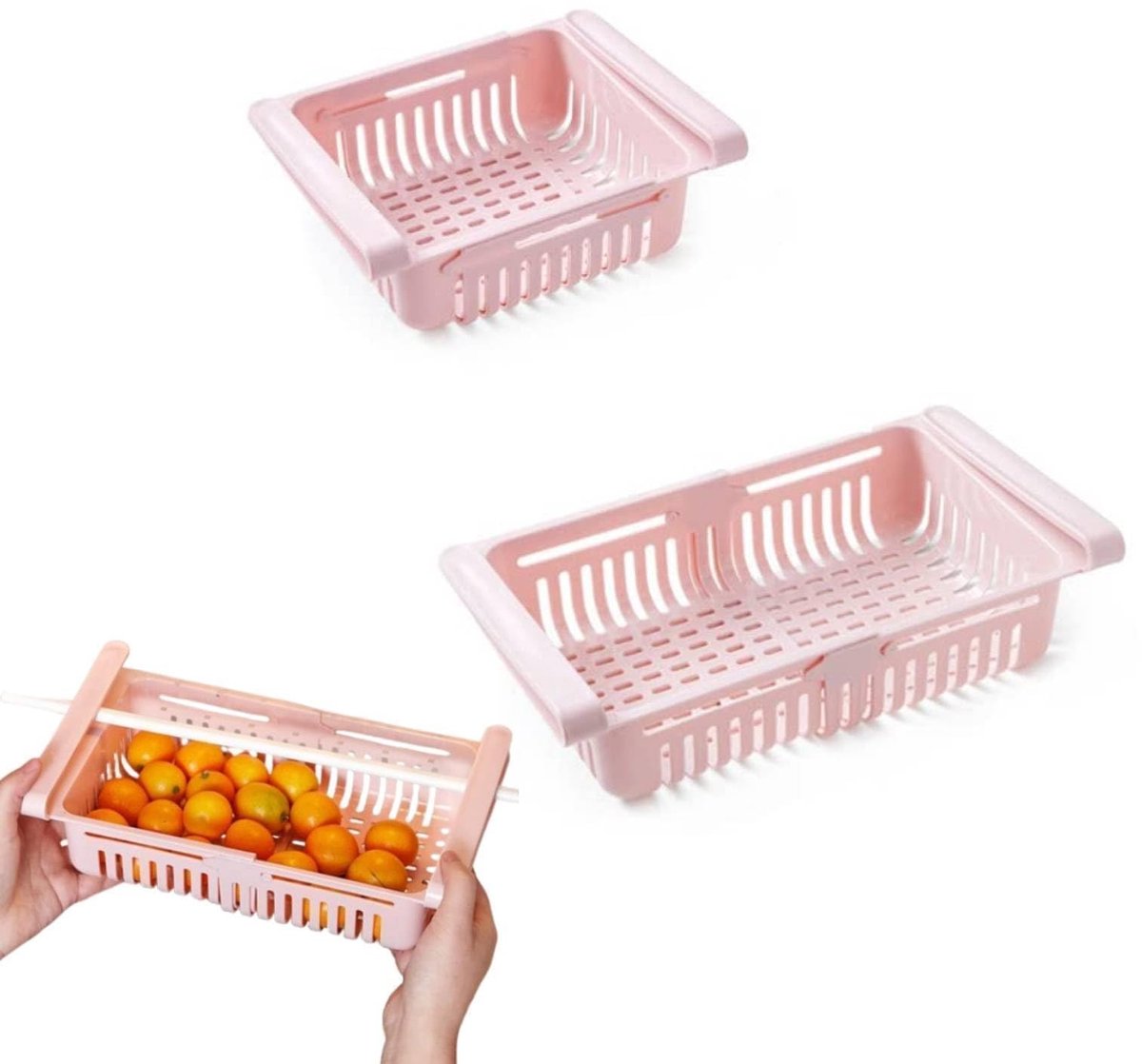 Dailygoods - Multifunctionele Uittrekbare Koelkastlade Organisator