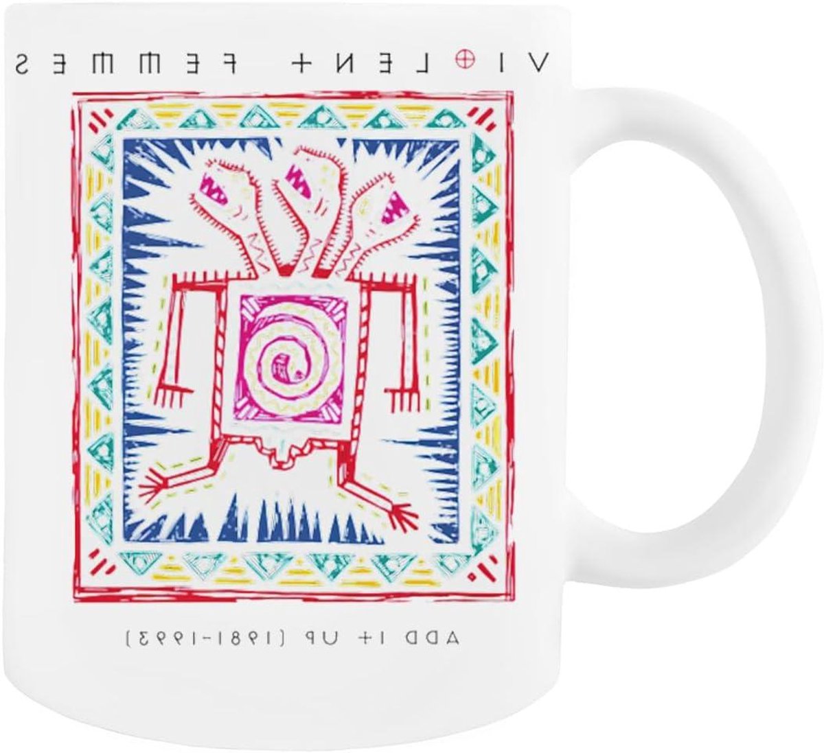 Voeg Het Toe 1981 1993 Gewelddadig Witte Koffiemok Keramiek Theekopje