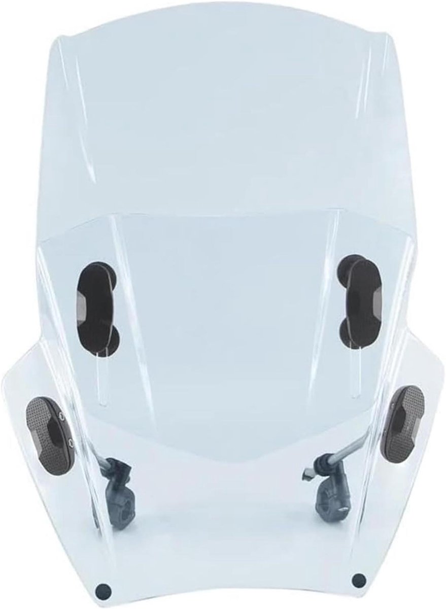 Motorruit Versteller - Windscherm Deflector - Comfortabel Rijden - 180° Verstelbaar - Universele Pasvorm - Helder