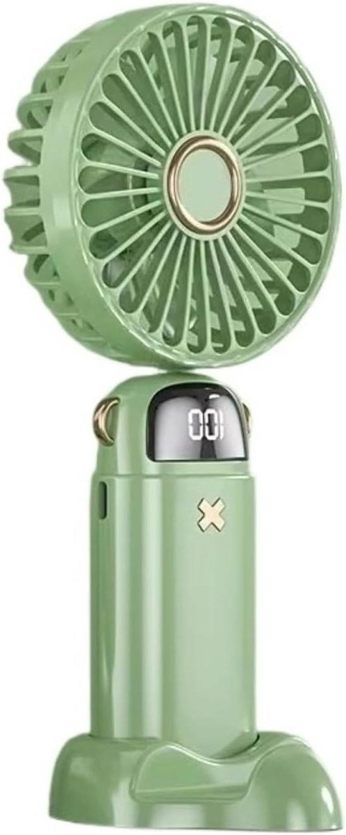 Ventilator - Mini ventilator - Koelte Bieden - Stil Ontwerp - Compact Ontwerp - Groen