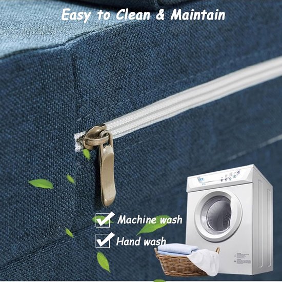 Opvouwbare Matras - Gastenbed Vloer - Kamperen Reizen - Wasbare Hoes - 200x60x5cm - Groen — afbeelding 5