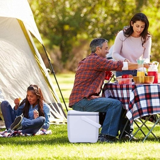 Outdoor Fridge, 6 L Cool Box with Ergonomic Handle, Cool Box, Preservation Cooling Box, Heat and Cold Insulation, for Car Boots and Outdoor Seats, Self-Propelled Travel, 30 x 19 x 20.5 cm van OutDoor — afbeelding 4