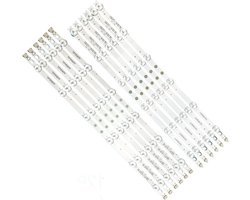 LED TV Backlight Strip - Verlichting Strip - TV Reparatie - Lange Levensduur - 876mm - Wit