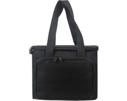 Koffiezetapparaat Reistas - Draagbare Organizer - Veilige Opslag - Schokabsorberende Bescherming - 6D x 24B x 6H cm - Zwart