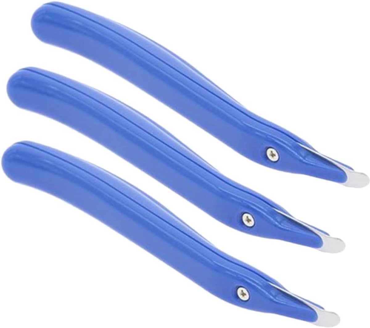 Nietjesverwijderaar Kunststof - Ontnieter Tool - Snel Nietjes Verwijderen - Arbeidsbesparend Ontwerp - 15.5 cm - Blauw