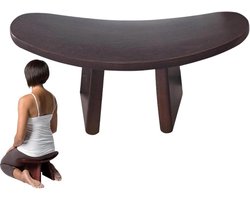 Portable Knee Bench | Versatile Wooden Chair for Church Gatherings Mindfulness Practices - Comfortable and Kneeling/Sitting Solution