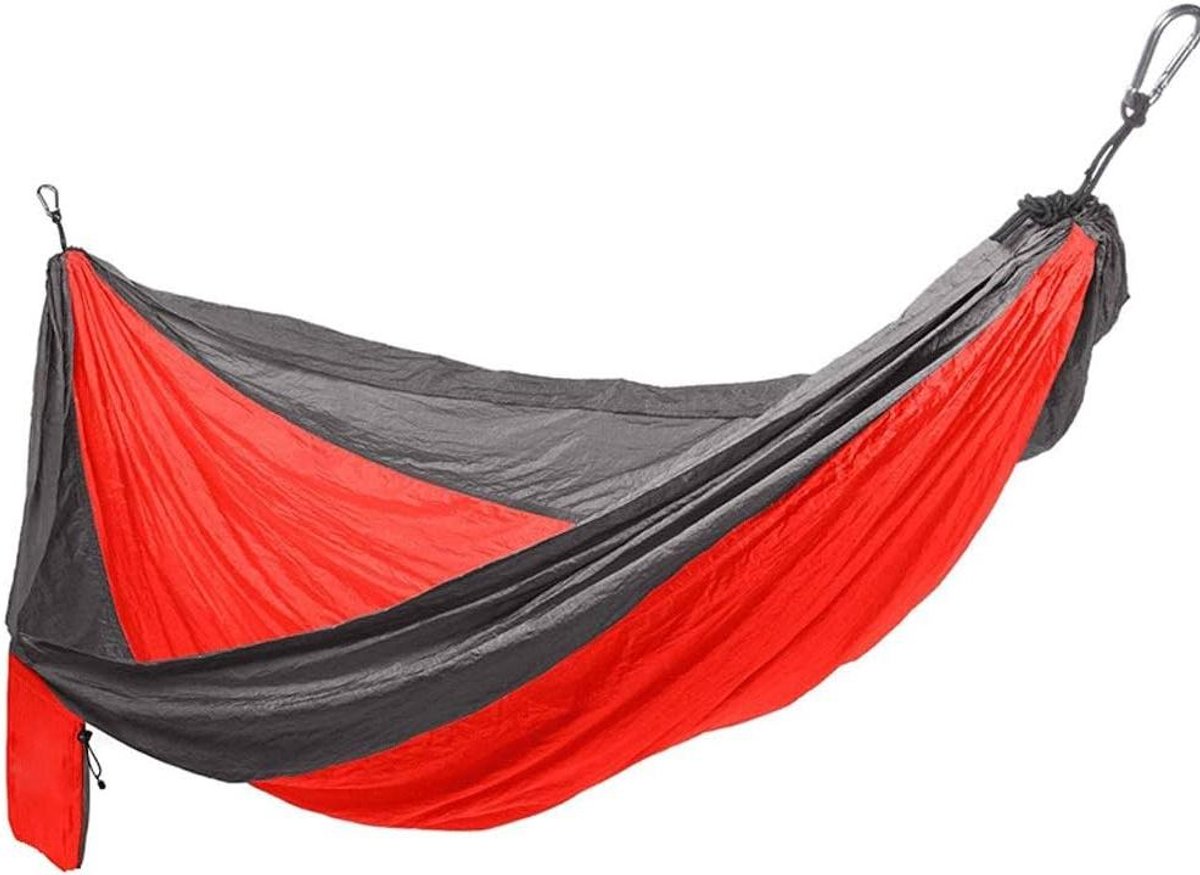 Draagbare Hangmat - Kampeer Hangmat - Ontspannen Buiten - Lichtgewicht Nylon - 10x10 millimeter - One Color