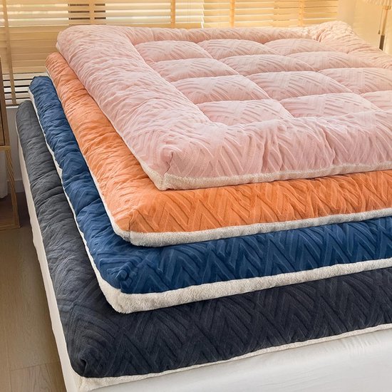 Full Size Futon Matras, Opvouwbare Oprolbare Futon Matras Japans, Draagbare Studenten Slaapzaal Matras, Enkele Dubbele Opvouwbare Vloermatras, Toepasbaar op Slaapkamer/Tent Mat/Gasten — afbeelding 3