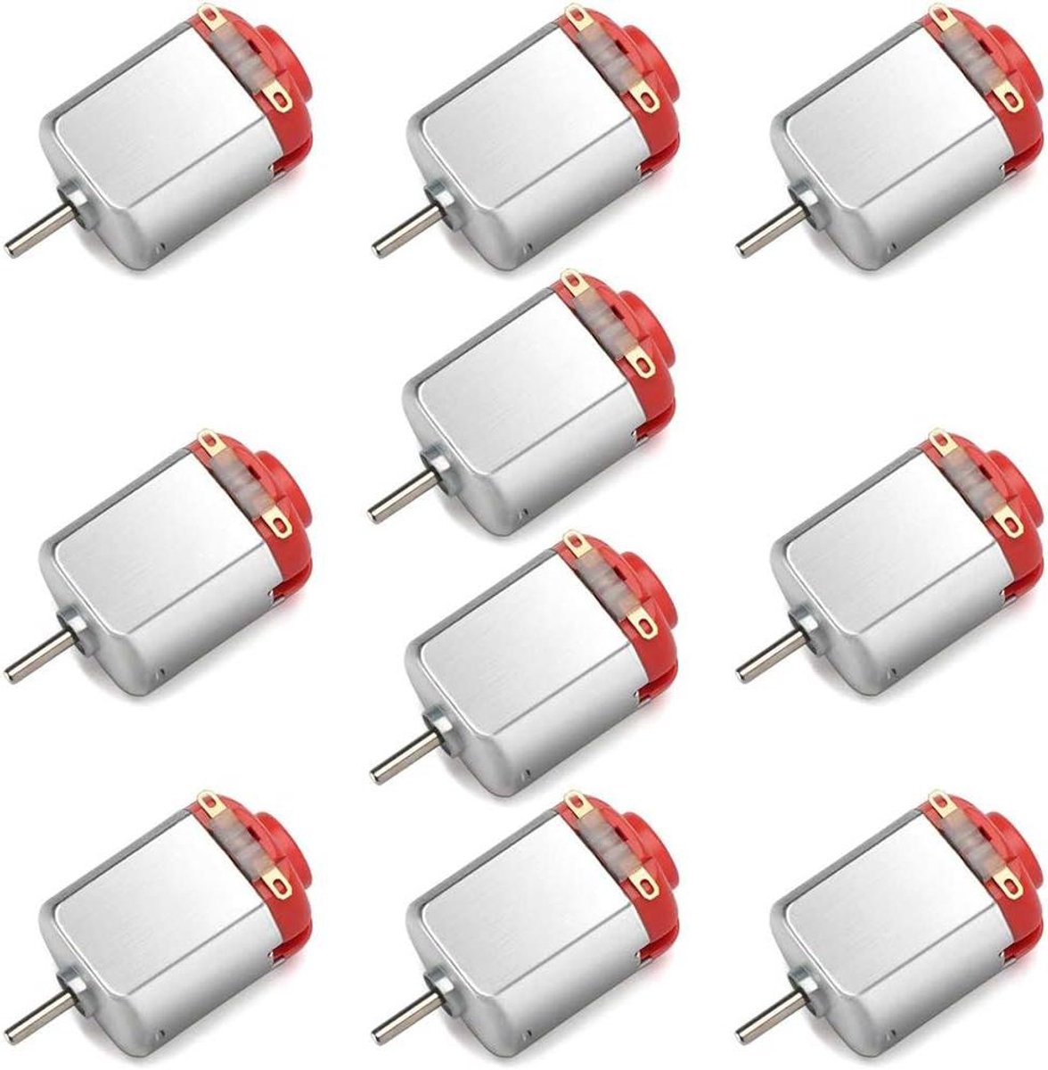 Kleine Elektromotor - Speelgoed Motor - DIY Projecten - Hoge Snelheid - 3 Volt - Zilver