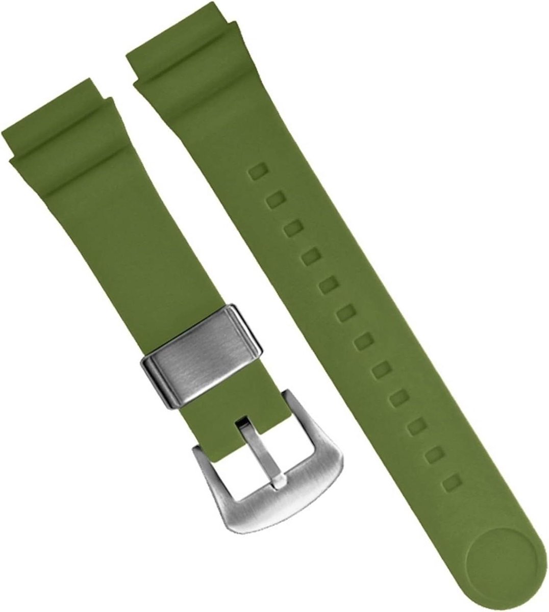 Horlogeband - Sport Band - Duiken - Verstelbare Lengte - 22mm - Groen