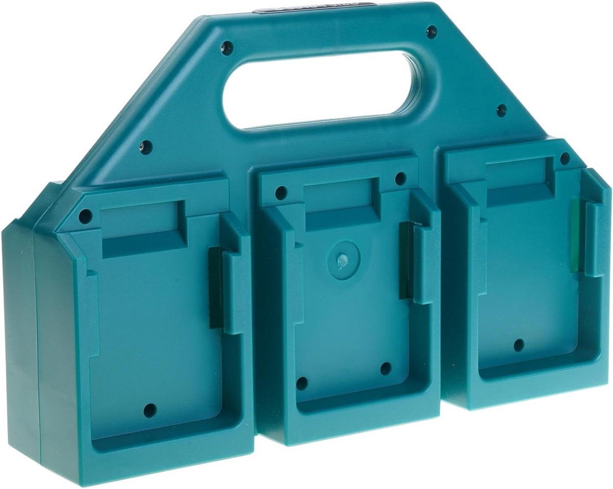 Batterijhouders - Gereedschap Organizers - Werkplaats Opruimen - Ruimtebesparend Ontwerp - 4/6 Cellen - Zwart