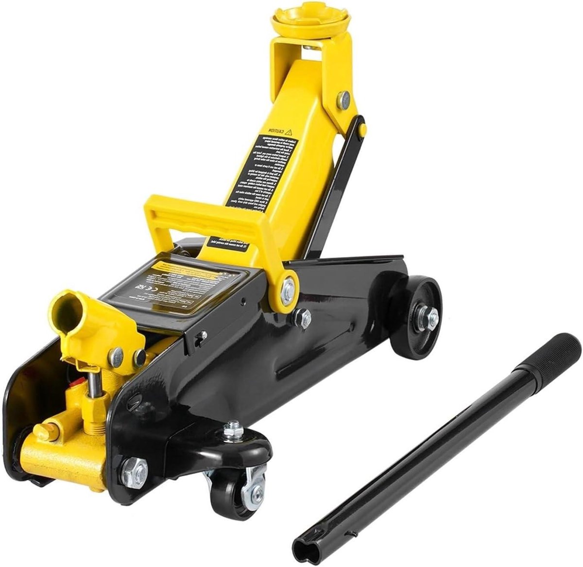 Vloerkrik voor auto Vloerkrik met laag profiel 2 ton zware ijzeren hydraulische racevloerkrik Hydraulische krik Enkele zuiger snelle liftpomp Autokrik schaarkrik voor