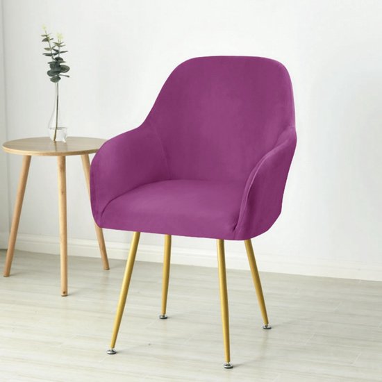 Gebogen stoelhoes – Lengte: 51–55cm – Breedte: 43–47 cm – Hoogte: 48–52 cm – Universele stretch stoelhoezen – Hoezen voor eetkamerstoelen – Stoelbeschermers – Zachte stoelhoezen – Geschikt voor restaurants, feesten, bruiloften en meer