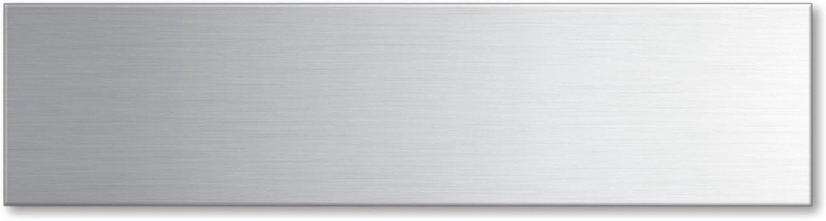 Bord blanco mat geborsteld roestvrij staal 160x40 mm