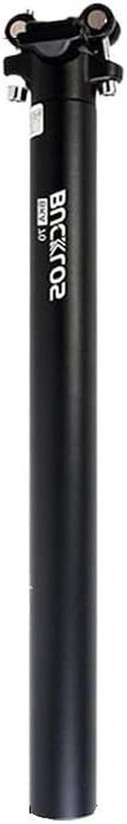 Fiets Zadelpen - Zadelbuis Fiets - Comfortabel Fietsen - Schokabsorberend Aluminium - 308x400mm - Zwart