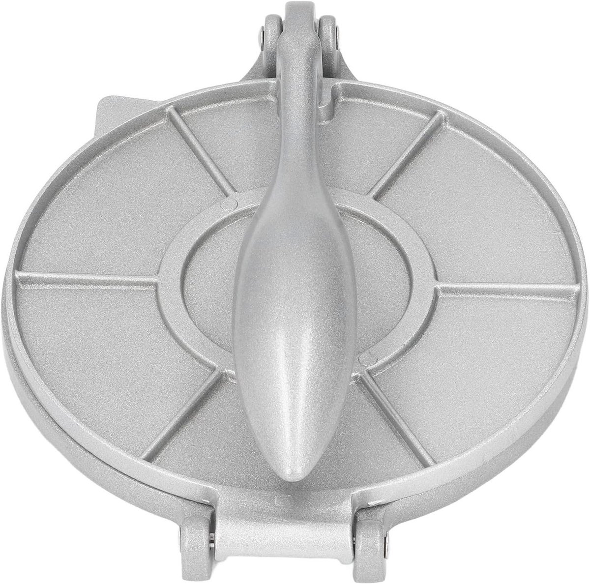 Qcwwy 7.7In Tortilla Aluminium Oxide Tests Silver Quesadilla Maker voor Huizen en Pasta -winkels
