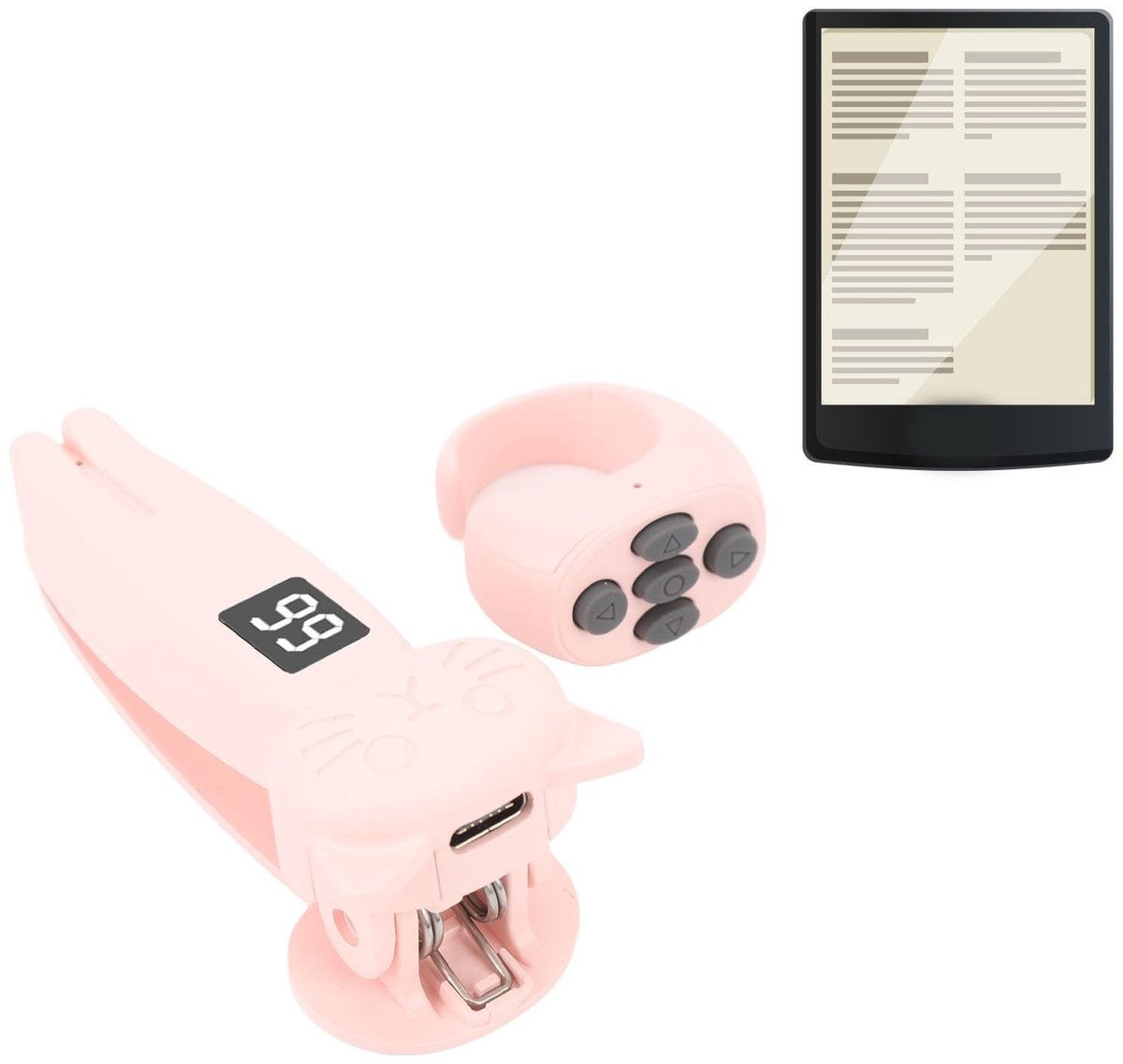 Dailygoods - Bluetooth Afstandsbediening voor het Omdraaien van Pagina's voor Mobiele Apparaten