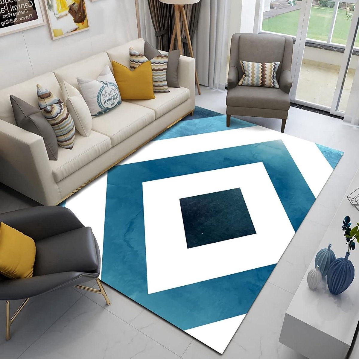 Vloerkleed - Moderne vloerbedekking - Woonkamer decoreren - Zacht en huidvriendelijk - 160