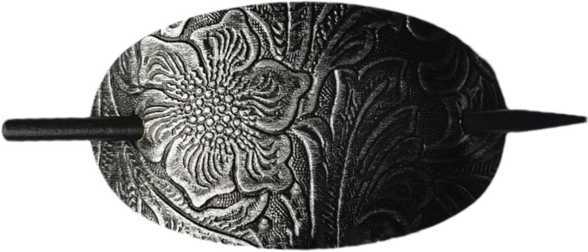 Haarspeld - Haarclip met stok - Haarstyling - Duurzame materialen - 12.5 cm - Bruin