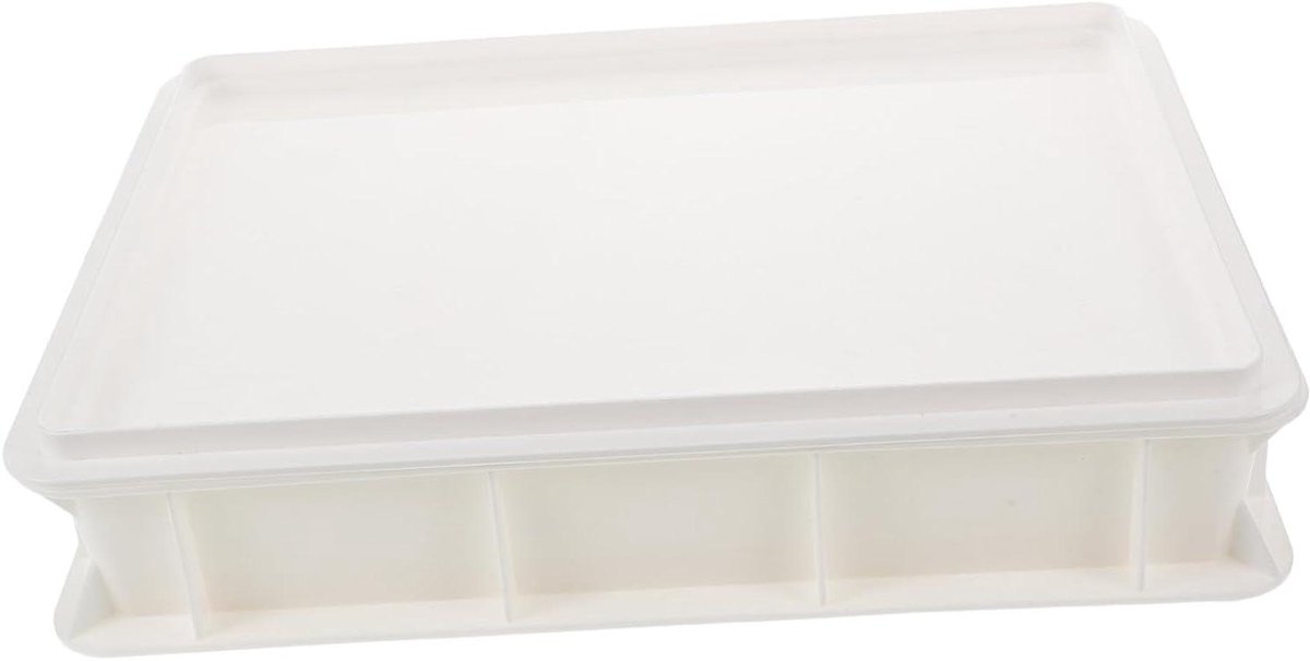 Deeg Bakplaat - Opslag Container - Brood Bakken - Stapelbaar Ontwerp - 40 x 30 cm - Wit