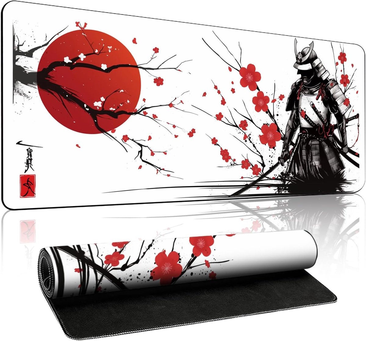 Grote Gaming Muismat XXL 800 x 300 x 3 mm, Antislip en Waterdicht Bureau Mat voor PC en Laptop Gamers