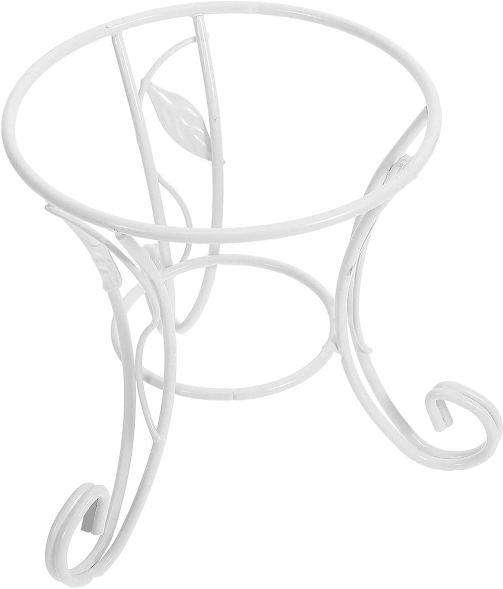 Display Stand - Bal Houder - Collecties Tonen - Stevig Ijzeren Frame - Maat M - Wit