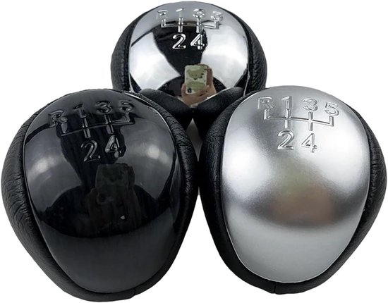 Schakelpook Knop - Versnellingspook Handvat - Auto Interieur Upgrade - Ergonomisch Ontwerp - 5 Versnellingen - Zwart — afbeelding 2