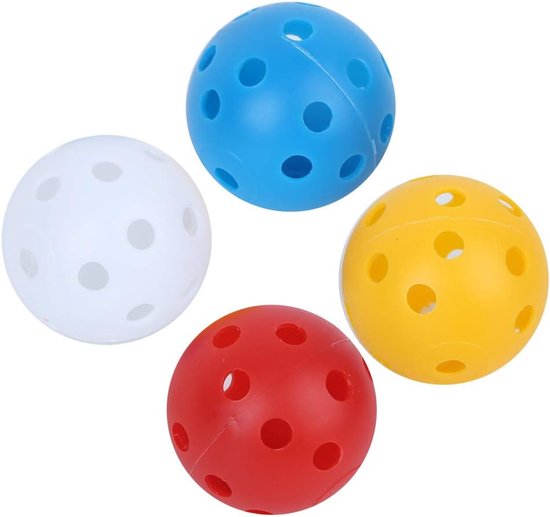 Holle Oefenballen - Golf Oefenballen - Indoor Golftraining - Lichtgewicht Plastic - 20 Stuks 41mm - Diverse Kleuren — afbeelding 4