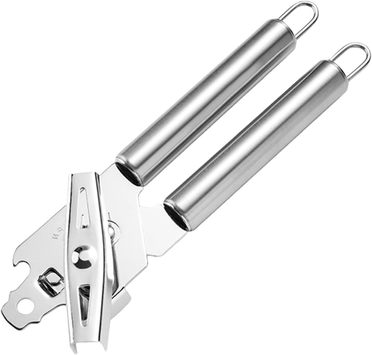 Blikopener - Keukengereedschap - Moeiteloos openen - Roestvrij staal - 20 cm - Zilver