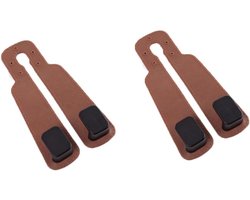 Hoofdsteun Haken - Auto Organizer - Auto Opbergen - Dubbele Haak - Set van 2 - Zwart
