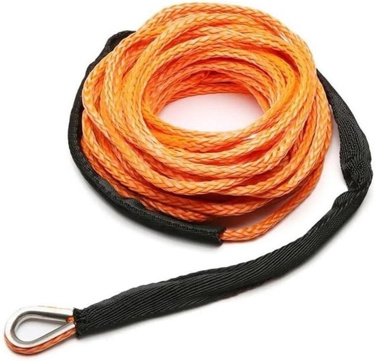 Sleepkabel Auto - Touw met Haken - Voertuigen Verplaatsen - Versterkte Karabiners - 50 gram - Zwart